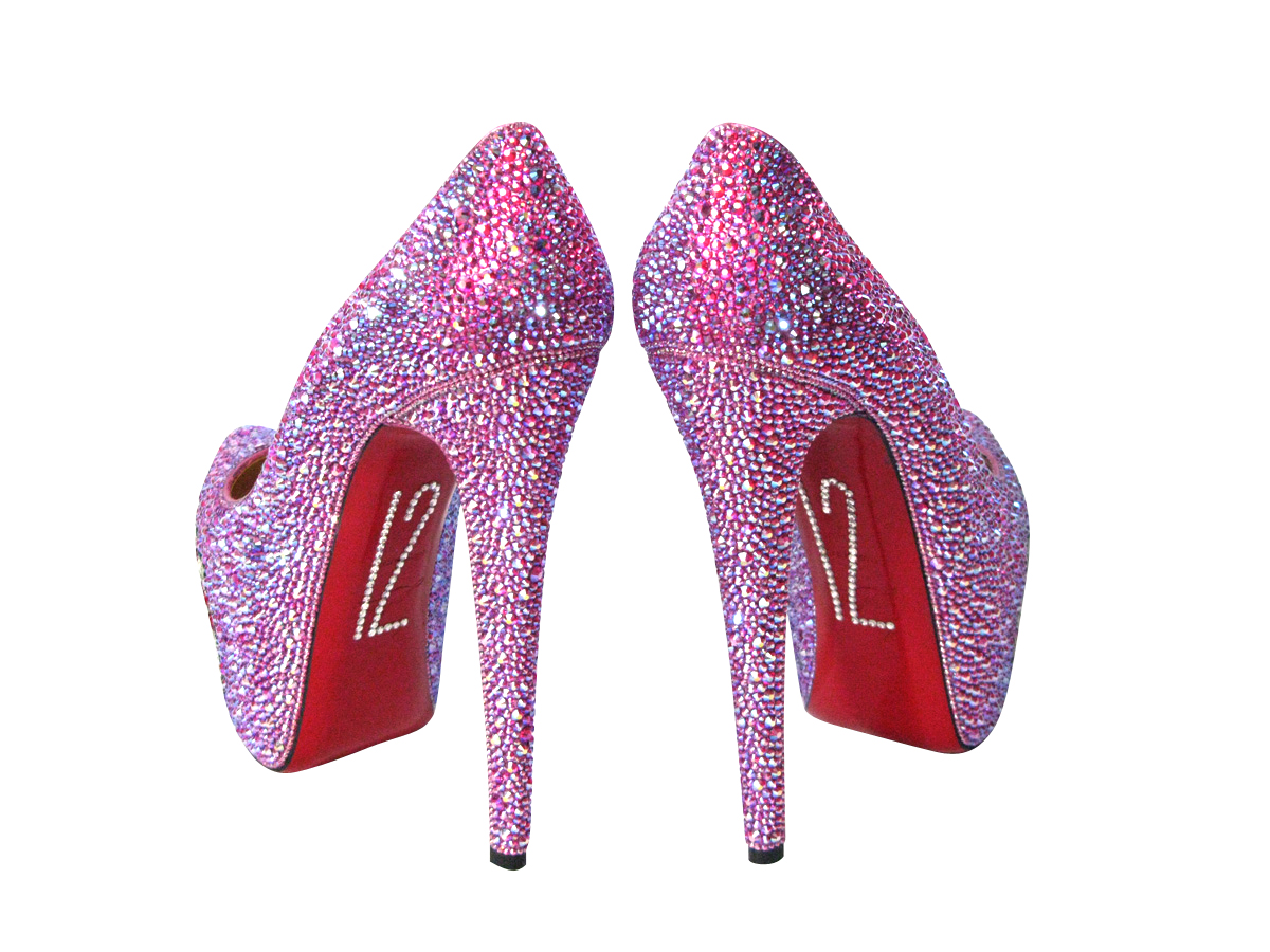 Hello Kitty Christian Louboutin Daffodile Crystal Shoes | Crystal ...  