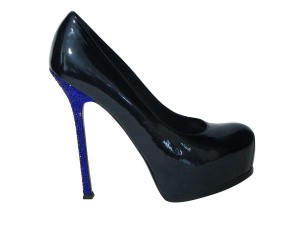 Remi Custom Order  - blue crystal heels