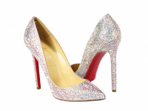 Pigalle custom crystal heels